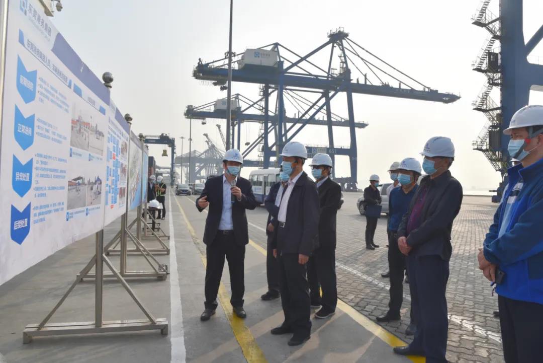 省交通运输厅副厅长王富民带队到环球ug娱乐检查指导安全生产和疫情防控工作