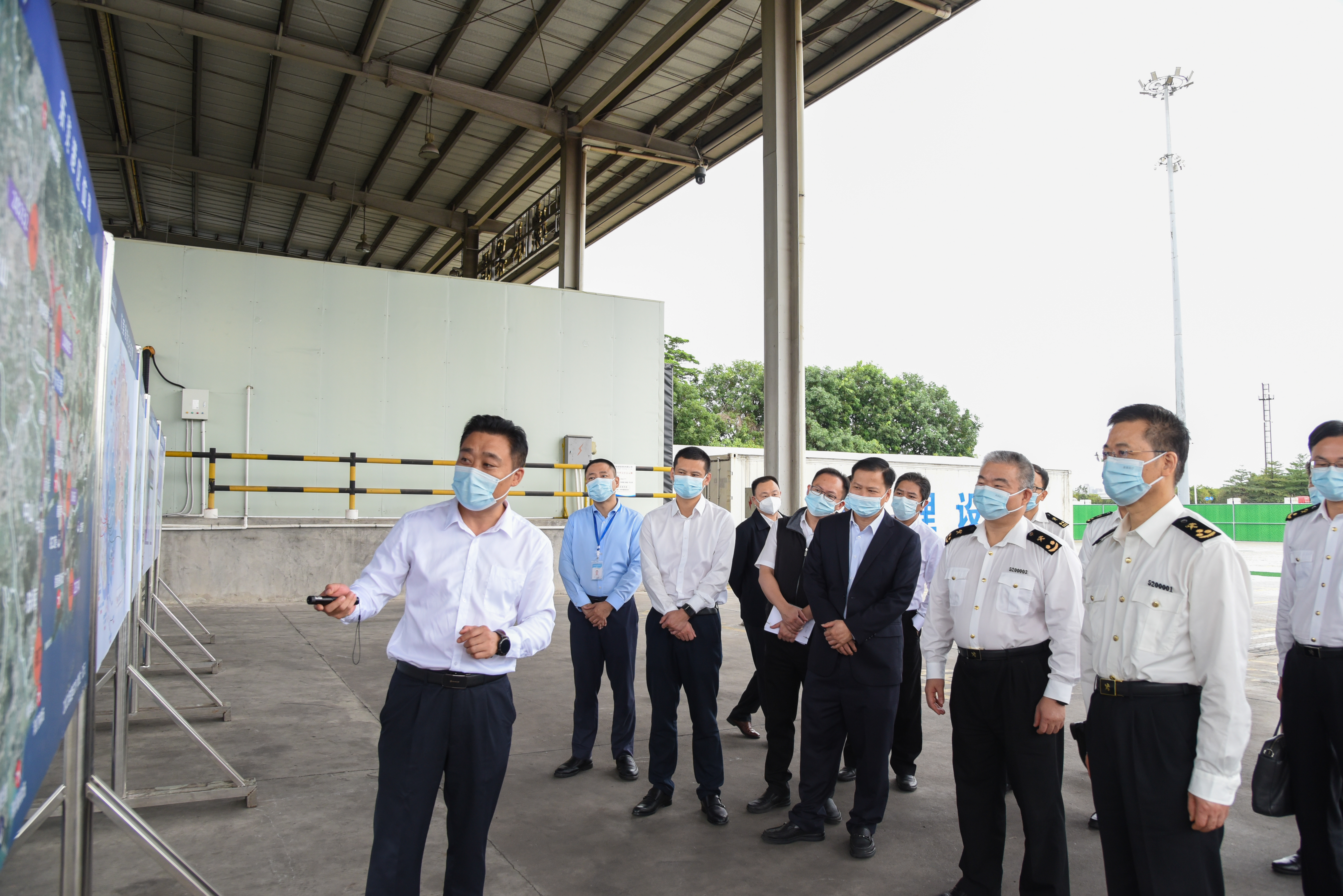 黄埔海关关长金海一行到环球ug娱乐调研