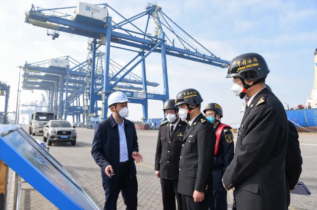 黄埔海关关长金海一行到环球ug娱乐调研