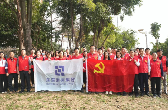 “绿美莞邑 党员先行”——环球ug娱乐党委开展主题党日植树活动