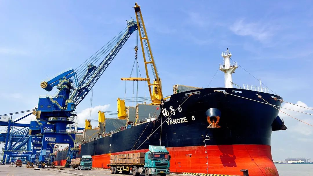 东莞港开辟非洲新通道：15000吨中纤板首航阿尔及利亚助力“中国制造”出海